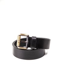 Leather Belt Black Size Medium
