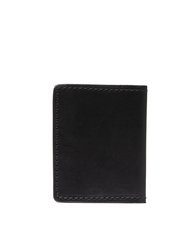 Leather Cardholders In Cuoio Black New York Style