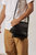 Leather Messenger Black Camden Collection