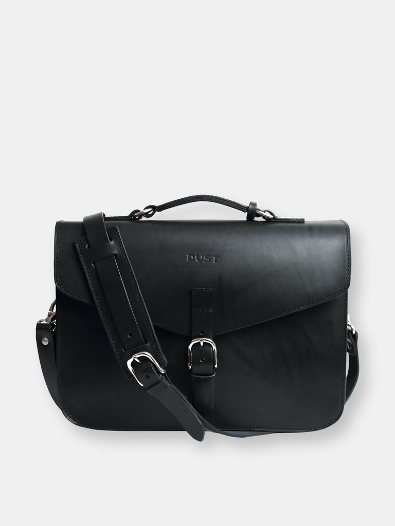 Mod 122 Briefcase in Cuoio Black