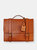Mod 125 Briefcase in Cuoio Brown