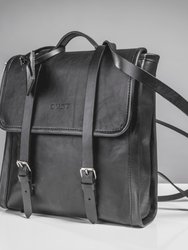 Mod 260 Backpack in Leather Black