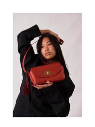 The Small Box In Leather Red