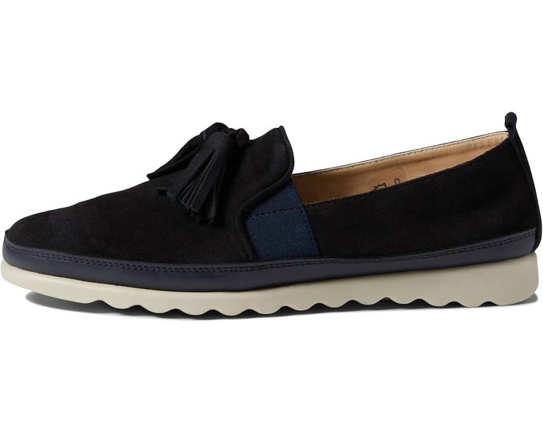 Women's Jazz Loafer In Blue Suede