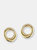 The Gold Diamond Encircle Studs - Yellow Gold