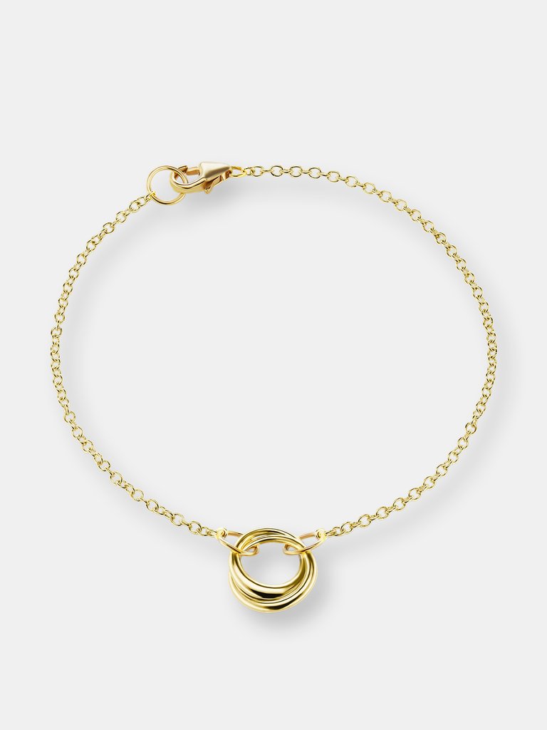 The Gold Encircle Bracelet - Yellow Gold