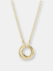 The Gold Encircle Necklace - Yellow Gold