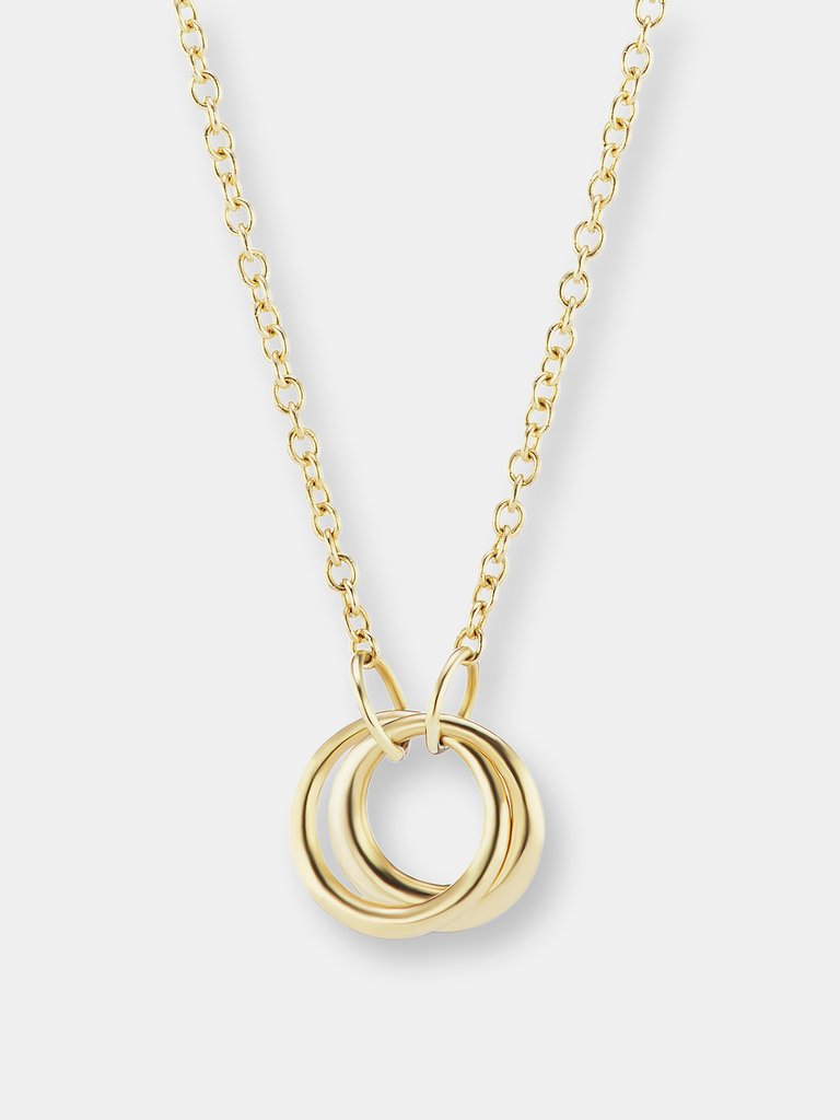 The Gold Encircle Necklace - Yellow Gold