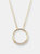 The Gold Petite Diamond Loop Necklace - Yellow Gold