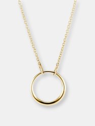 The Gold Petite Loop Necklace - Yellow Gold