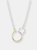 The Mixed Metal Bestie Necklace - Yellow Gold/ Sterling Silver