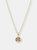 The Morganite Amber Necklace - Yellow Gold