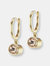 The Morganite Janet Bell Earrings - Yellow Gold