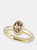 The Morganite Marsha Ring - Yellow Gold