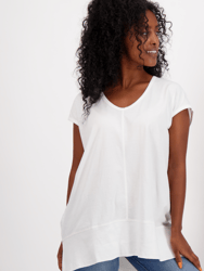 Freedom Boxy Tunic - White