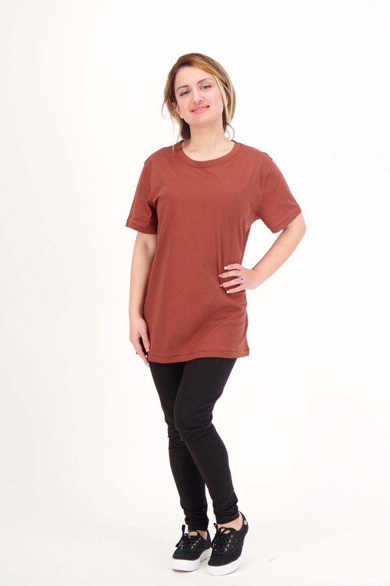 The Fave And Fair Unisex Tee - Terracotta