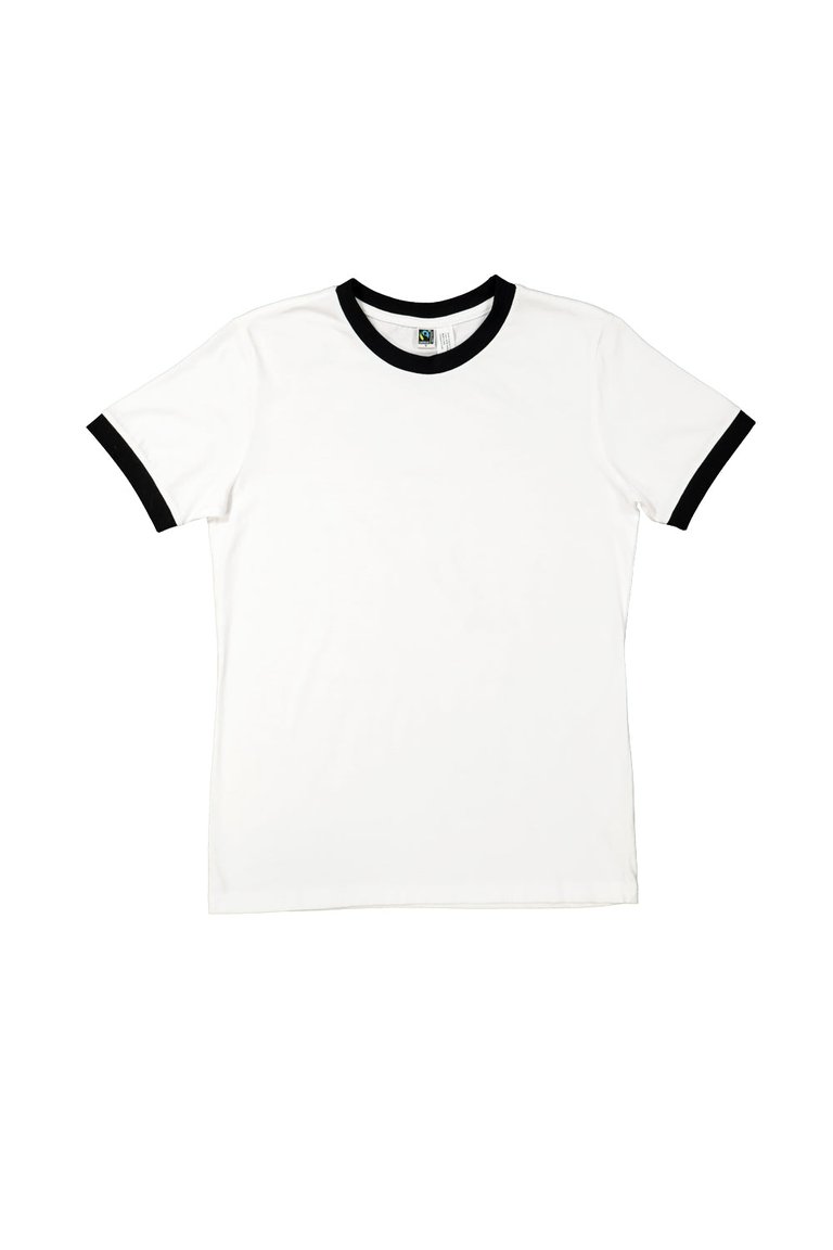 The Responsible Ringer Tee - White