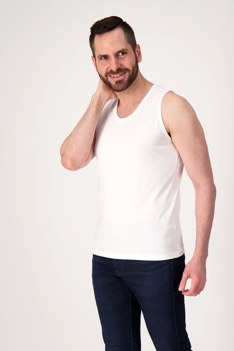 The Unisex Go-To Tank - White