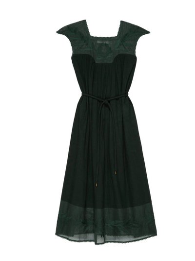 THE GREAT. Dawn Dress - Vintage Moss product