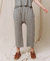 Jersey Crop Pant In Heather Grey - Heather Grey