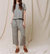 Jersey Crop Pant In Heather Grey
