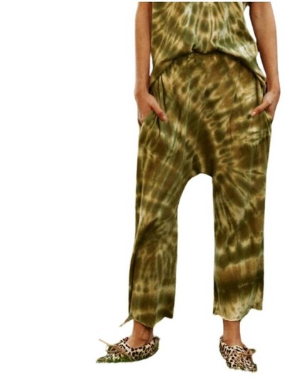 THE GREAT. Jersey Tie Dye Sweatpant In Army product