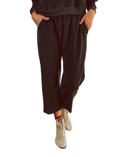 THE GREAT. Microterry Pajama Sweatpant In Dark Navy product