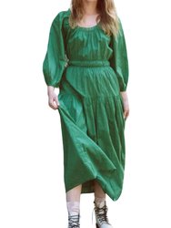 Moonstone Dress - Bright Moss