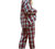 Pajama Shirt And Pant Set In Winter Cabin Plaid