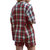 Square Short Pajama Set In Winter Cabin Plaid