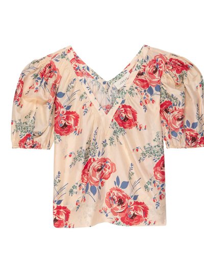 THE GREAT. The Bungalow Top - Echo Rose Print product