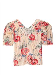 The Bungalow Top - Echo Rose Print
