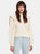 The Eyelet Pleat Sweatshirt - Cream