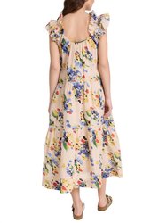 The Great. Dove Dress In Bright Grove Floral