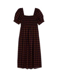 The Savanna Smocked Midi Dress 