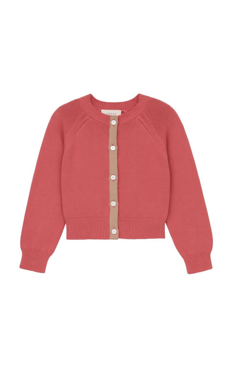 The Tiny Cardigan - Guava