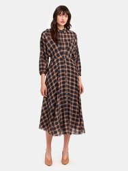 The Western Shirt Midi Dress