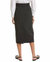 Trouser Pencil Skirt In Narrow Smokey Stripe