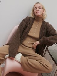 Austeja Nutmeg Merino Wool Turtleneck