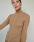 Austeja Nutmeg Merino Wool Turtleneck