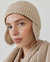 Beržas: Beige Recycled Wool Beanie