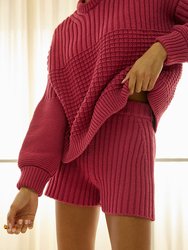 Delcia Rhubarb Cotton Sweater