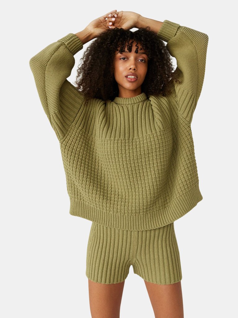 Delčia Sweater - Olive