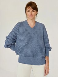 Džinsai Sweater