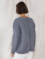 Heartbreaker Alpaca & Wool Sweater - Grey