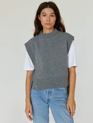 Kalvos: Dove Grey Merino Wool Vest