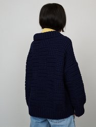 Kursiu Marios: Midnight Blue Jacket