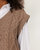 Laimė: Naked Brown Alpaca Wool & Cotton Vest