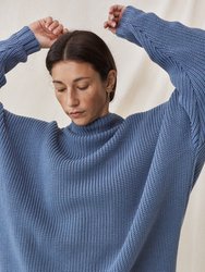 Laumės: Baltic Blue Merino Wool Sweater
