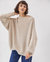 Laumes: Beige Merino Wool Sweater